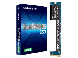GIGABYTE SSD 500GB 2500E M.2 2280 NVME Phison Controller 3D NAND TRIM S.M.A.R.T