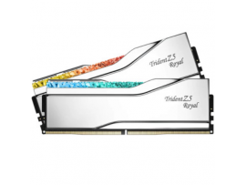 G.Skill DDR5 64GB 2x32GB 6400 CL32 Trident Z5 Royal Silver 6400J3239G32GX2-TR5S