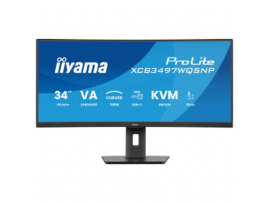 IIYAMA 34" ProLite VA UWQHD 120Hz 0.4ms 1500R Curved Monitor XCB3497WQSNP-B1