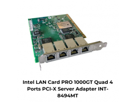 Intel LAN Card PRO 1000GT Quad 4 Ports PCI-X Server Adapter INT-8494MT