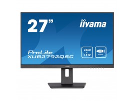 IIYAMA 27" ProLite WQHD USB-C PD65W w/Speakers IPS Monitor Black XUB2792QSC-B5