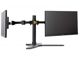 IIYAMA Dual Monitor Arm Dekstop Stand for 2 Monitors Black 10" - 30" DS1002D-B1