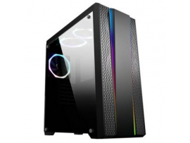 IPPON BIFROST RGB Tempered glass 3x120 Rainbow fans Computer Mid Tower Case ATX