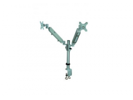IPPON Dual Monitor Arm Mount IPMA85202PN 2 Joints Pneumatic Gas Spring Stand 6kg