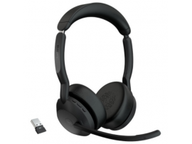 Jabra Evolve2 55 MS USB-A Bluetooth Stereo Headset Black Wireless 25599-999-999