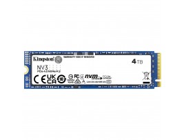 Kingston 4.0TB SSD NV3 M.2 2280 PCIe 4.0 NVMe SNV3S-4000G