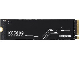 Kingston KC3000 PCIe 4.0 NVMe M.2 SSD 4096GB Black 2.5" SKC3000D/4096G