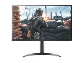 LG 27" Flat IPS 4K UHD 60Hz 5ms Monitor 16:9 1:1000 HDMI Black 27BP55U-B