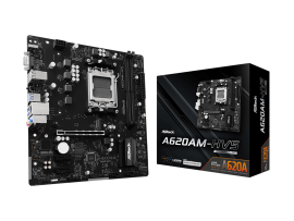ASRock A620AM-HVS AM5 Motherboard AMD A620 DDR5 mATX 90-MXBSR0-A0UAYZ