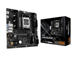 ASRock A620AM-X AM5 Motherboard AMD A620 DDR5 mATX 90-MXBST0-A0UAYZ
