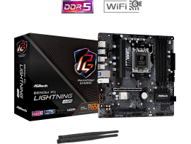 ASRock B650M PG Lightning WiFi AM5 Motherboard DDR5 mATX 90-MXBMW0-A0UAYZ