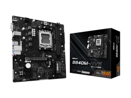 ASRock B840M-HVS LGA1851 Motherboard Intel B840 DDR5 mATX 90-MXBSQ0-A0UAYZ