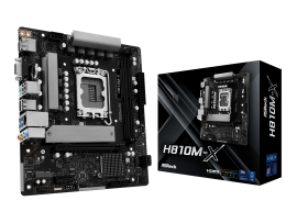 ASRock H810M-X LGA1851 Motherboard Intel H810 DDR5 mATX 90-MXBS40-A0UAYZ