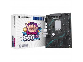 Maxsun H610M 666 WiFi6 ARGB Motherboard LGA1700 DDR4 Intel MS-H610M666WIFI6ARGB