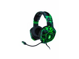SureFire Skirmish Gaming Headset 48821 Camo 2.1 LED Light PC PS4 PS5 Xbox Switch