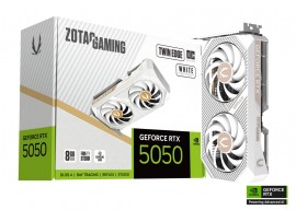 ZOTAC GAMING GeForce RTX 5050 Twin Edge OC White Edition 8GB GPU Graphics Card