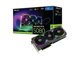 PNY GeForce RTX 5080 16GB GDDR7 ARGB EPIC-X OC Triple Fan VCG508016TFXXPB1-O