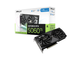 PNY GeForce RTX 5060 Ti 16GB GDDR7 Overclocked Dual Fan GPU VCG5060T16DFXPB1