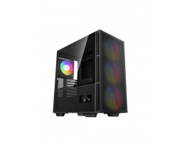 DeepCool CH560 Digital Black ATX Mid Tower Case Status Display 4 ARGB Fans
