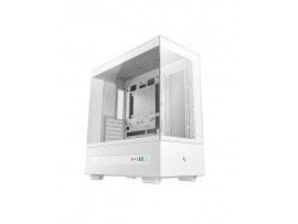 DeepCool CH690 Digital White ATX Case 270 Panoramic Glass Status Display No Fan