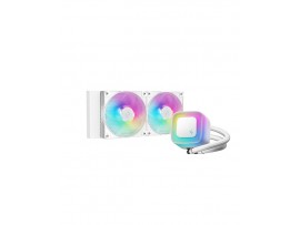 DeepCool LE240 WH V2 White 240mm AIO Liquid CPU Cooler ARGB Intel AM5 LGA1851