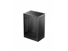 DeepCool CH170 Plus Black Vertical Micro-ATX Mini-ITX Case Tempered Glass