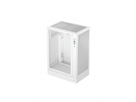 DeepCool CH170 Plus White Vertical Micro-ATX Mini-ITX Gaming Case Tempered Glass