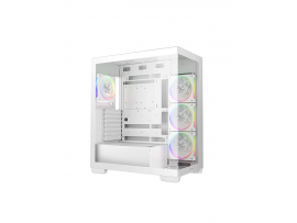 DeepCool CG580 4F V2 White ATX Mid Tower PC Case 4 ARGB Fans Tempered Glass