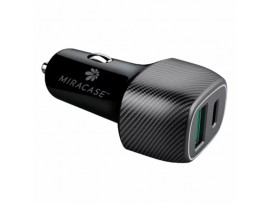 Miracase 43W Type C and USB Car Charger including TYPE-C to TYPE-C cable