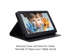 Miracase Cover and Stand for Tablet "MA1068 10" Black Color 70808-106-80