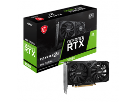 MSI GeForce RTX 3050 VENTUS 2X E 6G OC video card GDDR6 PCI Express Gen 4 x16