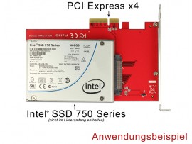 Delock 89469 PCIe 3.0 x4 to Internal U.2 NVMe SFF-8639 SSD Expansion Adapter