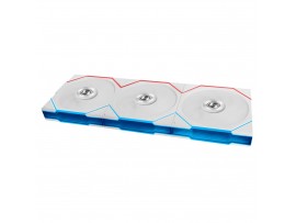 Lian Li UNI FAN TL FLEX 120mm White 3-Pack Reverse Blade w/ Controller 12RTL1F3W