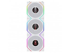 Lian Li 120mm TL LCD FLEX Reverse Blade White 3 Fan Kit Controller 12RTLLCD1F3W