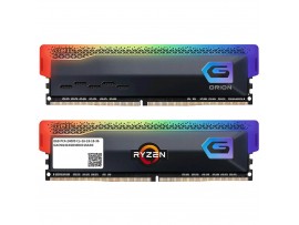 GeIL Orion RGB 16GB (2x8GB) DDR4 3200MHz CL16 AMD Edition Gray RAM Kit GAOSG416