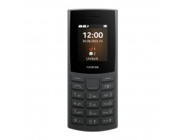 NOKIA 105 4G mobile phone black 1.8" Unisoc T107 Bluetooth 1450mAh S30+