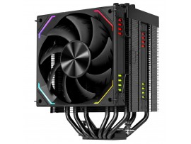 1stPlayer FT12DSL-6 Black CPU Cooler Dual Tower 6 Heatpipes LCD Screen 275W