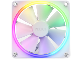 NZXT F120 RGB 120mm Case Fan White RF-R12SF-W1 PWM FDB 1800RPM Single Pack