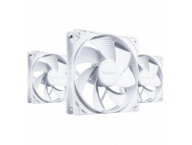 be quiet! Pure Wings 3 120mm PWM Reverse White Case Fan 3-Pack Triple Pack BL136