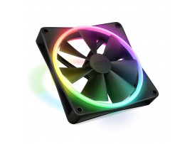 NZXT F140 RGB Duo 140mm Dual-Sided PC Case Fan Black PWM RF-D14SF-B1