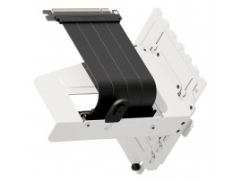 HAVN HS 420 Vertical GPU Mounting Bracket White PCIe 5.0 Riser Cable Kit 4-Slot