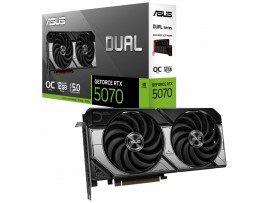 ASUS Dual GeForce RTX 5070 OC Edition 12GB GDDR7 Graphics Card 90YV0M17-M0NA00