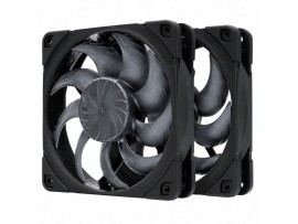 Noctua NF-A12x25 G2 PWM Sx2-PP chromax.black 120mm Fan Dual Pack 2-Fan Set Black