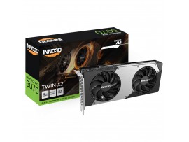 Inno3D GeForce RTX 5070 Twin X2 12GB GDDR7 Graphics Card N50702-12D7-195064N