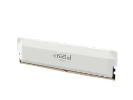 Crucial Pro White 16GB DDR5 6400MHz CL32 Desktop RAM XMP EXPO CP16G64C32U5W