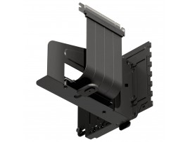HAVN HS 420 Vertical GPU Mounting Bracket Black PCIe 5.0 Riser Cable Kit 4-Slot