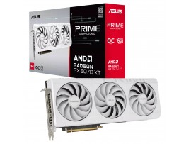 ASUS Prime Radeon RX 9070 XT White OC Edition 16GB GDDR6 Graphics Card GPU