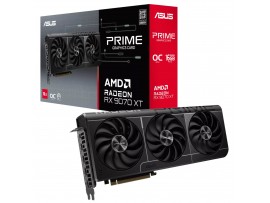 ASUS Prime Radeon RX 9070 XT OC Edition 16GB GDDR6 Graphics Card GPU Video Card
