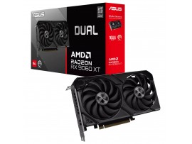 ASUS Dual Radeon RX 9060 XT 16GB GDDR6 OC Graphics Card GPU Video Card Black